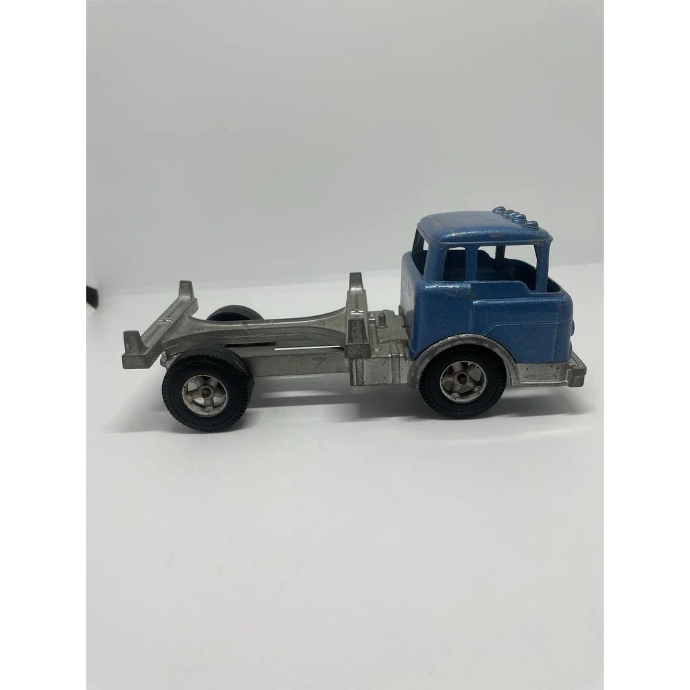 Hubley #1490 vintage Log Truck Rolls Great‎ And Bed Is Nice BLUE